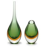 par-de-gotas-bicolor-verde-com-ambar