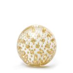 peso-tela-bola-transparente-com-ouro