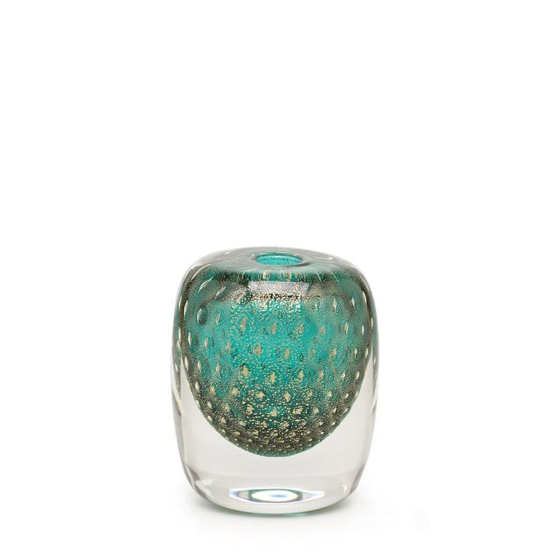 vaso-quadrado-3-tela-verde-com-ouro