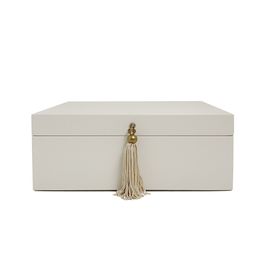 Caixa Decorativa Mariah Bege-Claro (27x21cm)