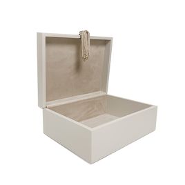 Caixa Decorativa Mariah Bege-Claro (27x21cm)