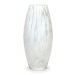 Vaso Oliva G Cacos Branco Murano Cristais Cadoro