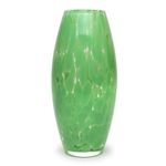 Vaso Oliva G Cacos Verde Murano Cristais Cadoro