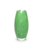 Vaso Oliva P Cacos Verde Murano Cristais Cadoro