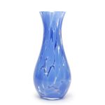 Vaso 83 Cacos Azul Murano Cristais Cadoro