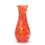 Vaso 83 Cacos Laranja Murano Cristais Cadoro