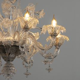 Lustre de Murano Transparente