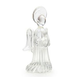 Anjinho Frisado Branco Murano Cristais Cadoro