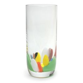 Copo Longo Multicor Colorido Murano Cristais Cadoro